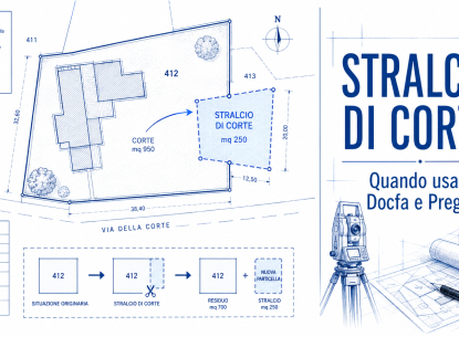Stralcio di corte: procedura con Pregeo e Docfa